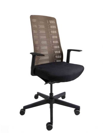 Крісло INTERSTUHL PURE PU213 BROWN MESH 2