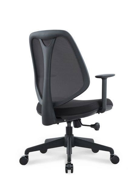 Крісло KRESLALUX MOIRA, для оператора, чорне
