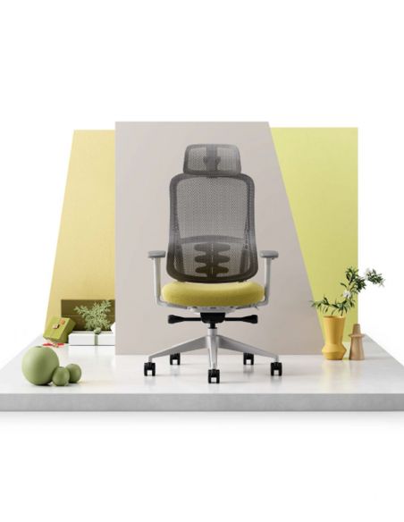 Крісло KRESLALUX S3-GH GREY ергономічне