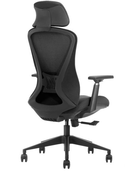 Крісло KRESLALUX K2-BH BLACK, ергономічне