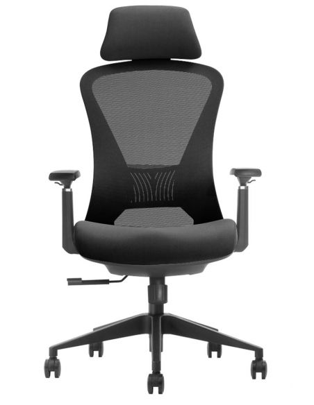 Крісло KRESLALUX K2-BH BLACK, ергономічне