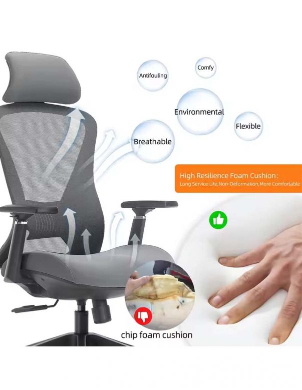 Крісло KRESLALUX K2-BH BLACK,...