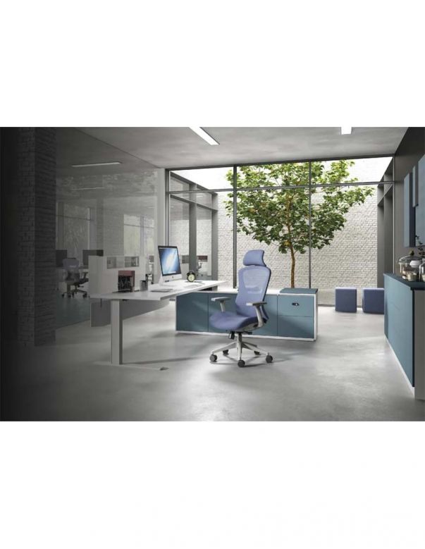 Крісло KRESLALUX K2-BH GREY, ергономічне