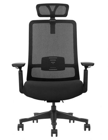 Крісло KRESLALUX V1-BH BLACK, ергономічне 2