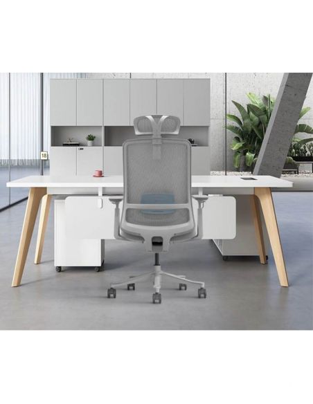 Крісло KRESLALUX V1-GH GREY, ергономічне