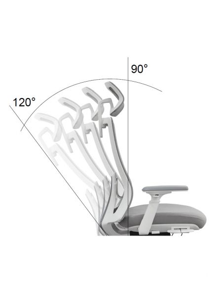 Крісло KRESLALUX SK9-BH BLACK, ергономічне