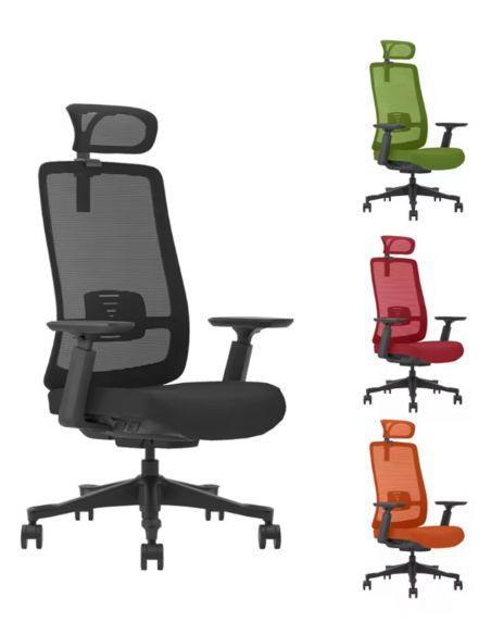 Крісло KRESLALUX SK9-BH BLACK, ергономічне