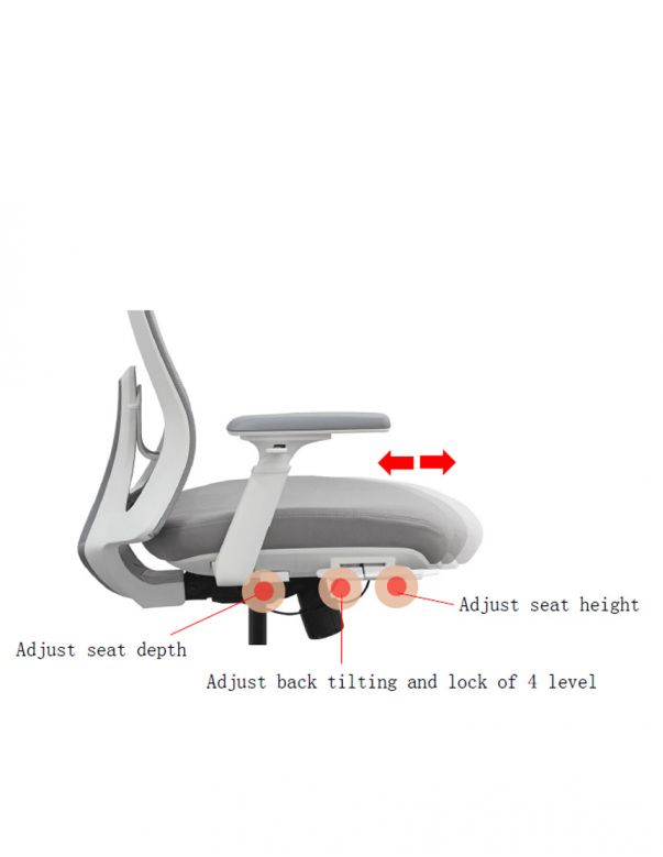 Крісло KRESLALUX SK9-GH GREY,...