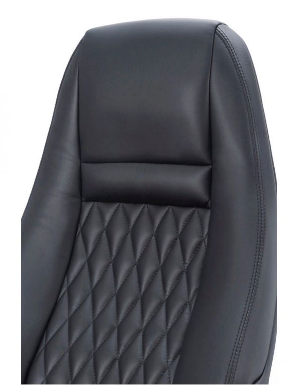 Крісло F185 BL для керівника, чорне,...