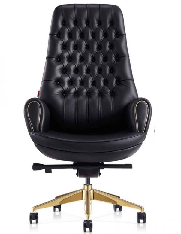 Крісло 9132 BL для керівника, чорне,...