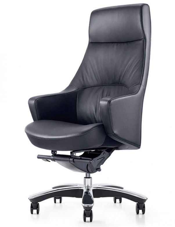 Крісло A2208 для керівника, чорне,...
