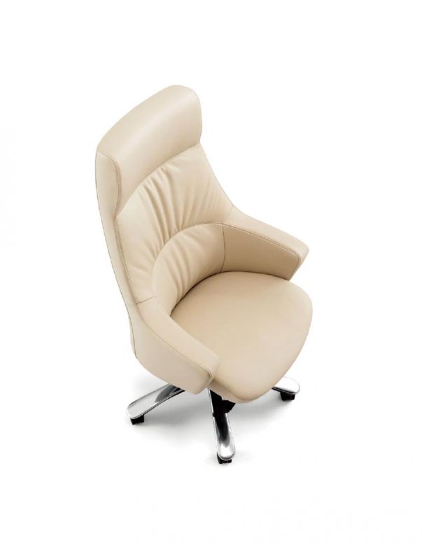 Крісло A2208 для керівника, бежеве,...