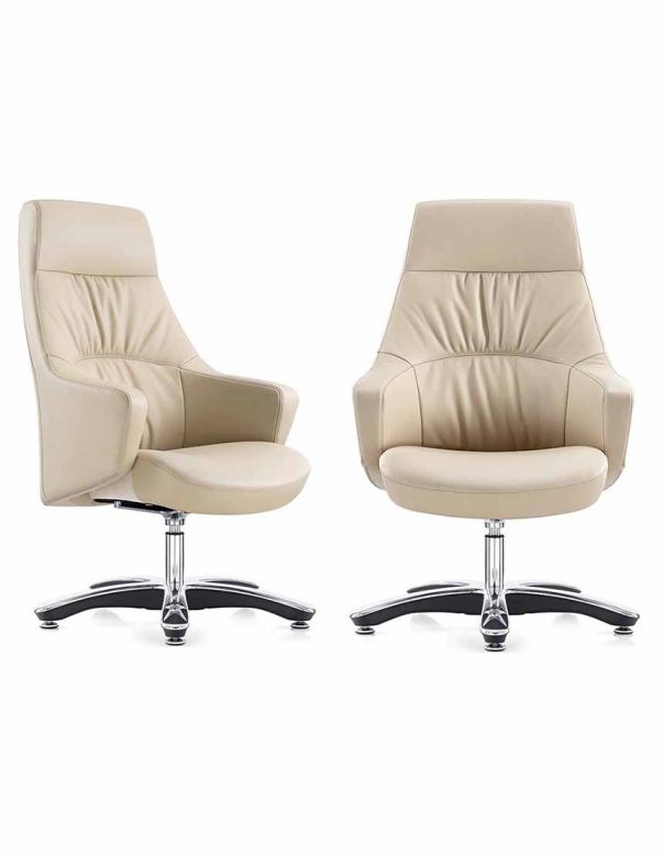 Крісло A2208 для керівника, бежеве,...