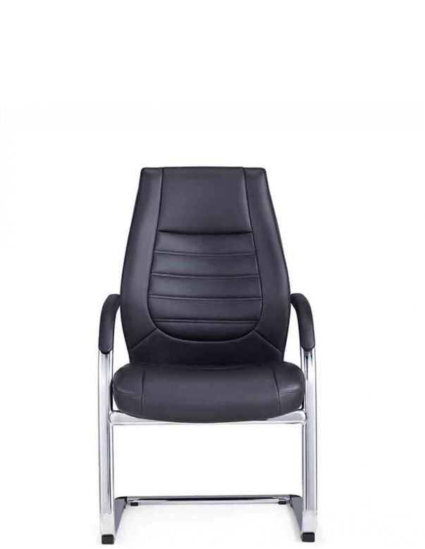 Крісло C1802 BE для відвідувача, чорне
