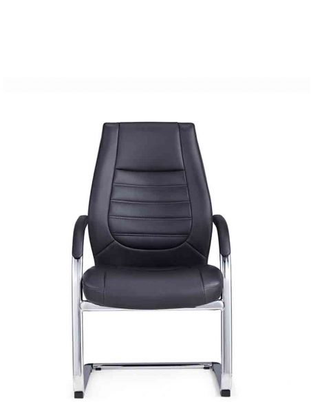 Крісло C1802 BE для відвідувача, чорне