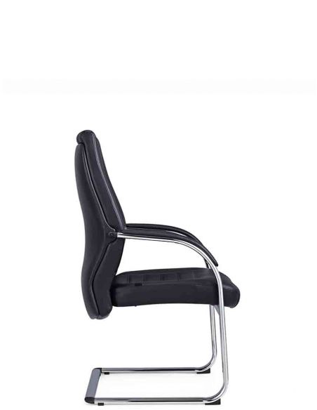 Крісло C1802 BE для відвідувача, чорне