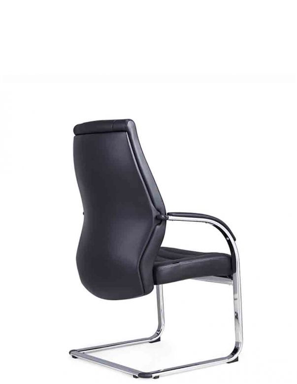 Крісло C1802 BE для відвідувача, чорне
