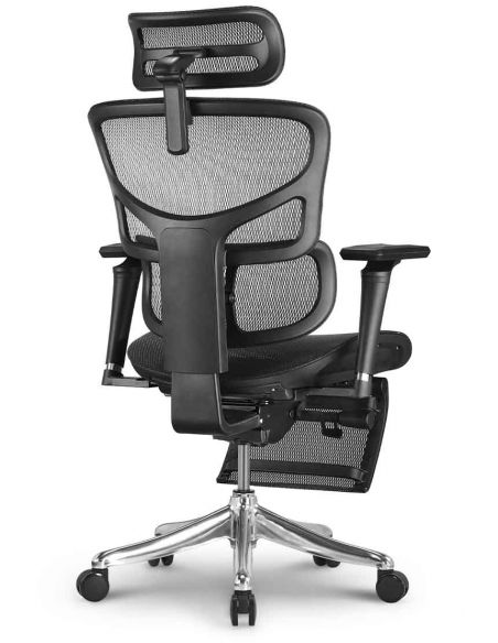 Крісло HOOKAY SAIL 2 BLACK (RSA2M01), ергономічне, з підставкою під ноги