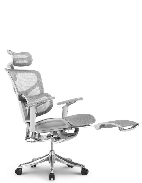 Крісло HOOKAY SAIL 2 GREY (RSA2M01-G), ергономічне, з підставкою для ніг