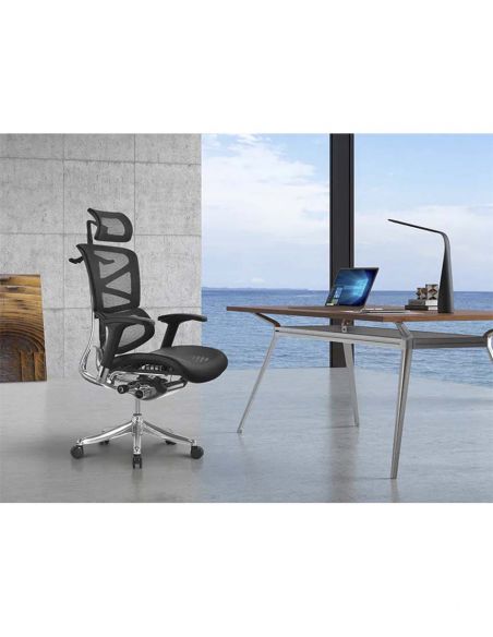 Крісло HOOKAY SHARP GREY (HSRM01-G) для керівника, ергономічне