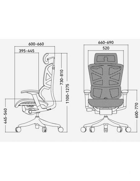 Крісло HOOKAY SHARP GREY (HSRM01-G) для керівника, ергономічне