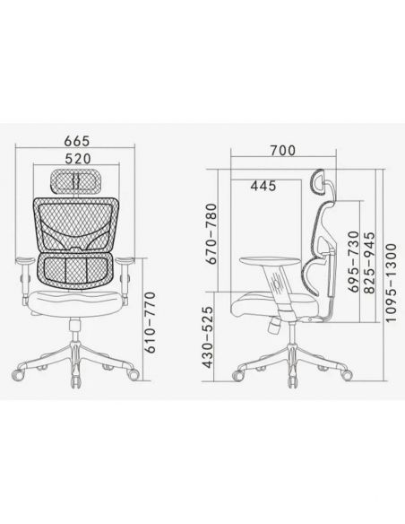 Крісло HOOKAY SAIL (SAE-MF01) для оператора, ергономічне