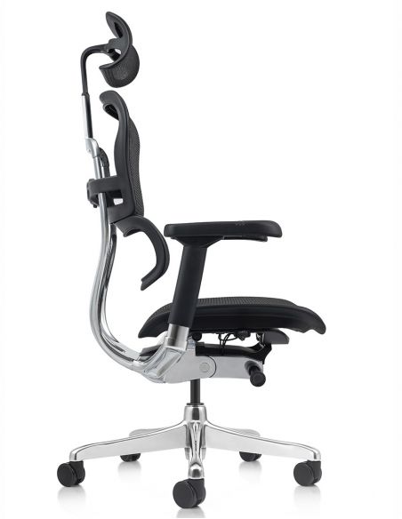 Крісло ERGOHUMAN ELITE 2 (EHE2-AB-HAM-5D-L, сітка T-168-B1 Black), ергономічне