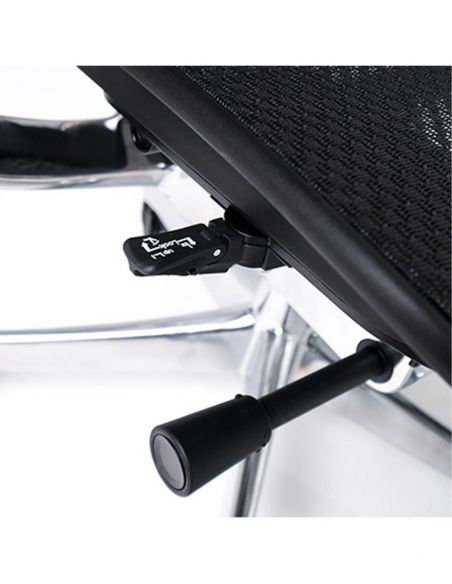 Крісло ERGOHUMAN ELITE 2 (EHE2-AB-HAM-5D-L, сітка T-168-B1 Black), ергономічне