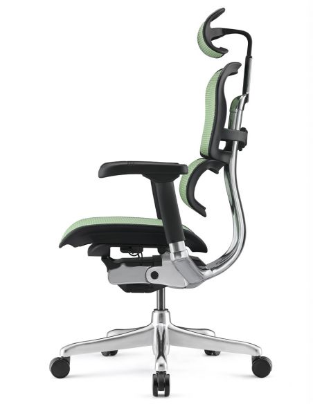 Крісло ERGOHUMAN ELITE 2 (EHE2-AB-HAM-5D-L, сітка T-168-B6 Green), ергономічне