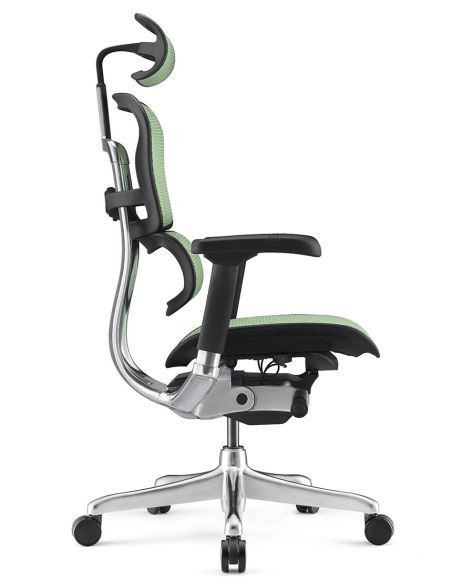 Крісло ERGOHUMAN ELITE 2 (EHE2-AB-HAM-5D-L, сітка T-168-B6 Green), ергономічне
