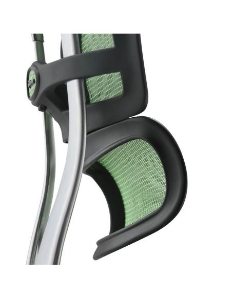 Крісло ERGOHUMAN ELITE 2 (EHE2-AB-HAM-5D-L, сітка T-168-B6 Green), ергономічне