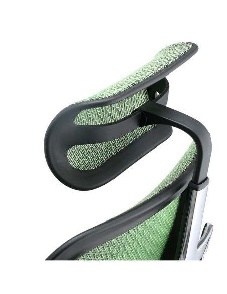 Крісло ERGOHUMAN ELITE 2 (EHE2-AB-HAM-5D-L, сітка T-168-B6 Green), ергономічне