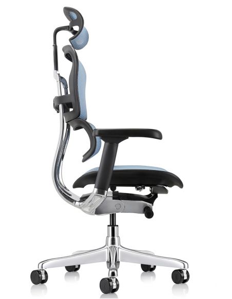 Крісло ERGOHUMAN ELITE 2 (EHE2-AB-HAM-5D-L, сітка T-168-B4 Cobalt), ергономічне