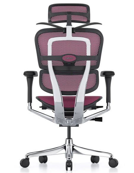 Крісло ERGOHUMAN ELITE 2 (EHE2-AB-HAM-5D-L, сітка T-168-B5 Pink), ергономічне
