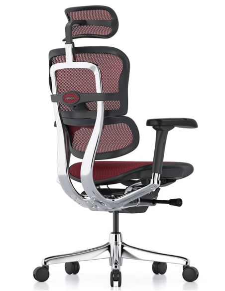 Крісло ERGOHUMAN ELITE 2 (EHE2-AB-HAM-5D-L, сітка T-168-B3 Scarlet), ергономічне