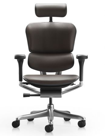 Крісло ERGOHUMAN ELITE 2, BROWN LEATHER, ергономічне 2