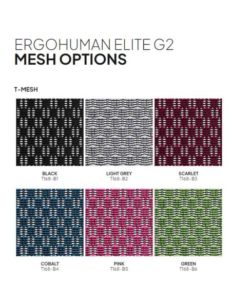 Крісло ергономічне ERGOHUMAN ELITE 2 (EHE2-AG-HAM-5D-L, СІТКА T-168-B3 SCARLET)