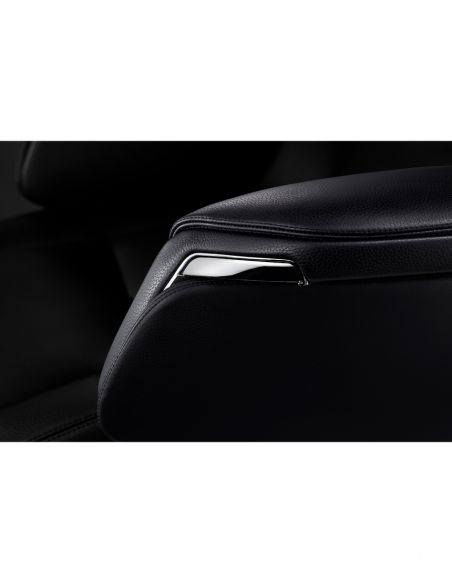 Крісло KRESLALUX ROWAN BLACK для керівника, шкіряне