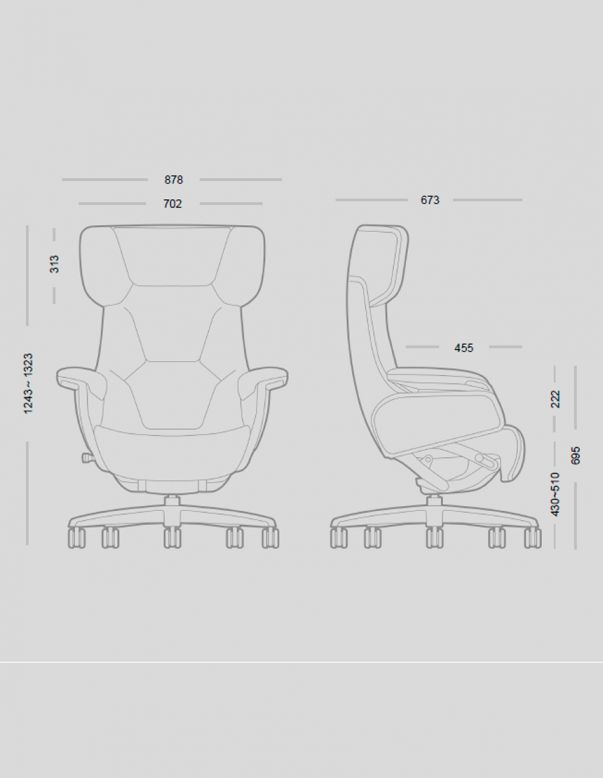 Крісло KRESLALUX ROWAN IVORY для...