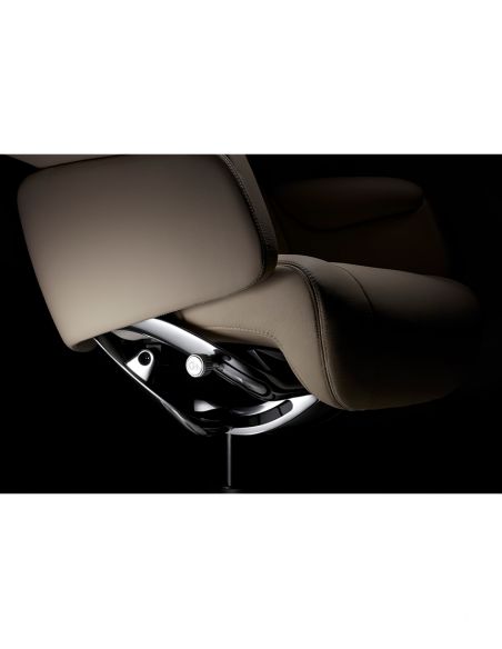 Крісло KRESLALUX ROWAN IVORY для керівника, шкіряне