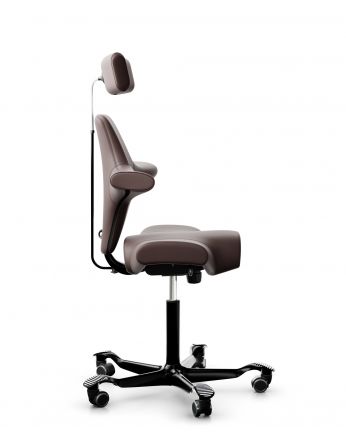 Крісло HAG CAPISCO 8107 BLACK, шкіряне, ергономічне 2