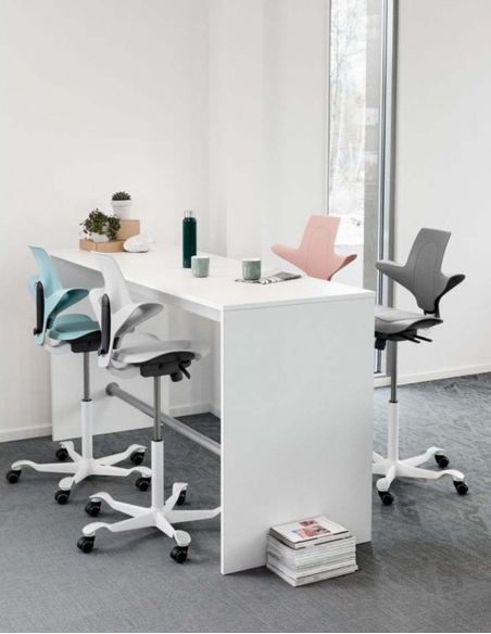 Крісло HAG CAPISCO PULS 8020 Rosehip White, ергономічне