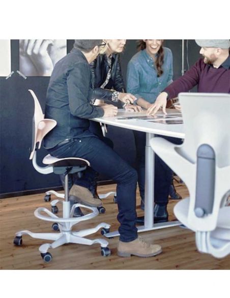 Крісло HAG CAPISCO PULS 8020 White Black, ергономічне