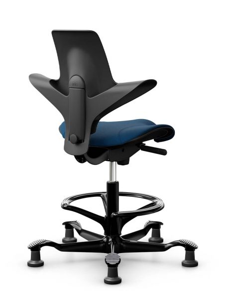 Крісло HAG CAPISCO PULS 8020 Black, ергономічне, з підставкою під ноги