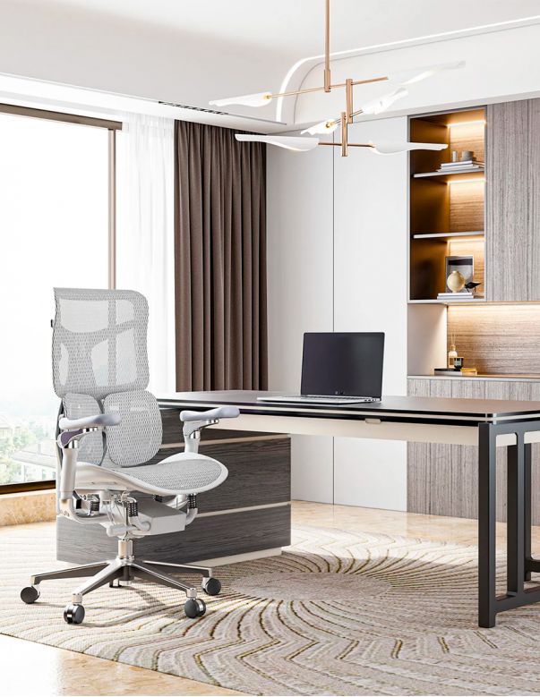 Крісло SIHOO DORO-S300 WHITE ергономічне