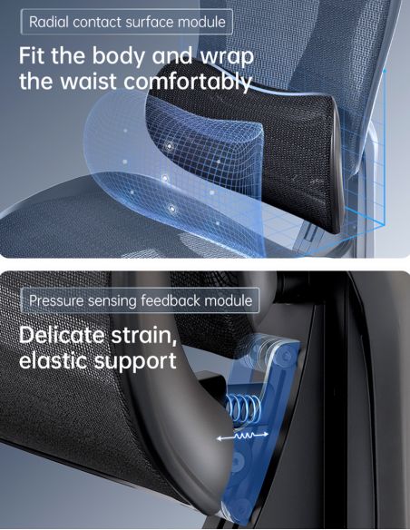 Крісло SIHOO DORO-C300 BLACK ергономічне