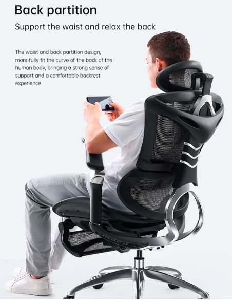 Крісло SIHOO M97 BLACK ергономічне