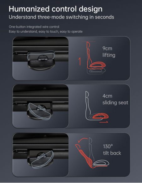 Крісло SIHOO M97 BLACK ергономічне