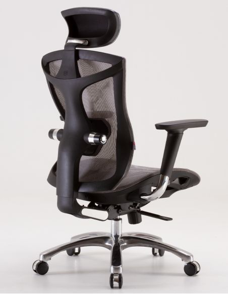 Крісло SIHOO V1 GREY MESH ергономічне