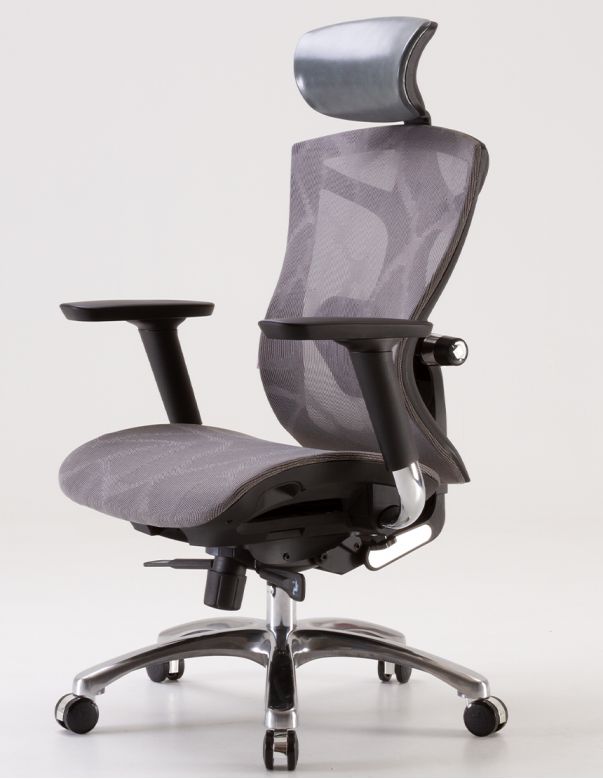 Крісло SIHOO V1 GREY MESH ергономічне